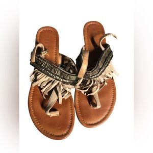 REPORT tan sandals
